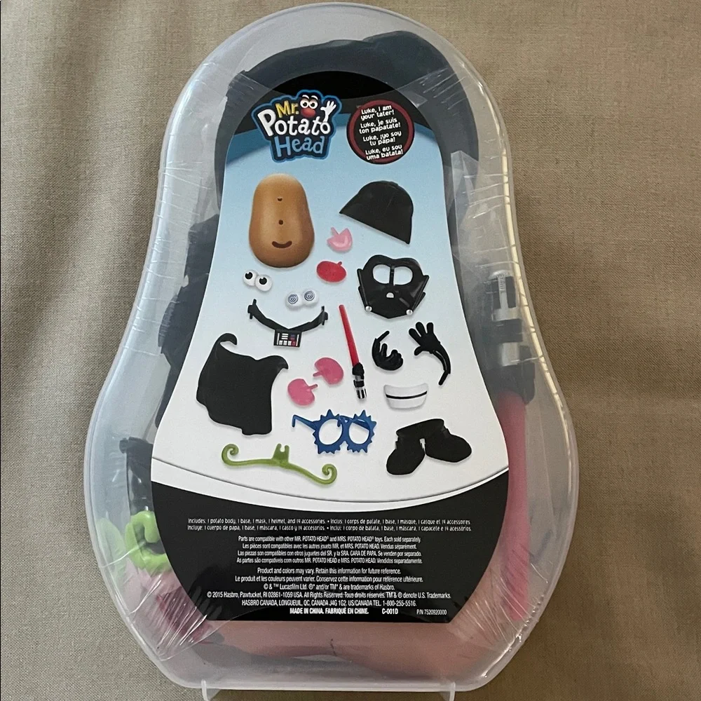 Playskool Mr. Potato Head Star Wars Darth Vader Toy - Black